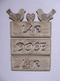 Lar doce lar passarinho (Branco provençal)